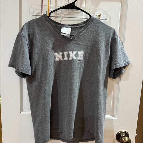 Nike Vintage Charcoal V-Neck Tee - Picture 1 of 4